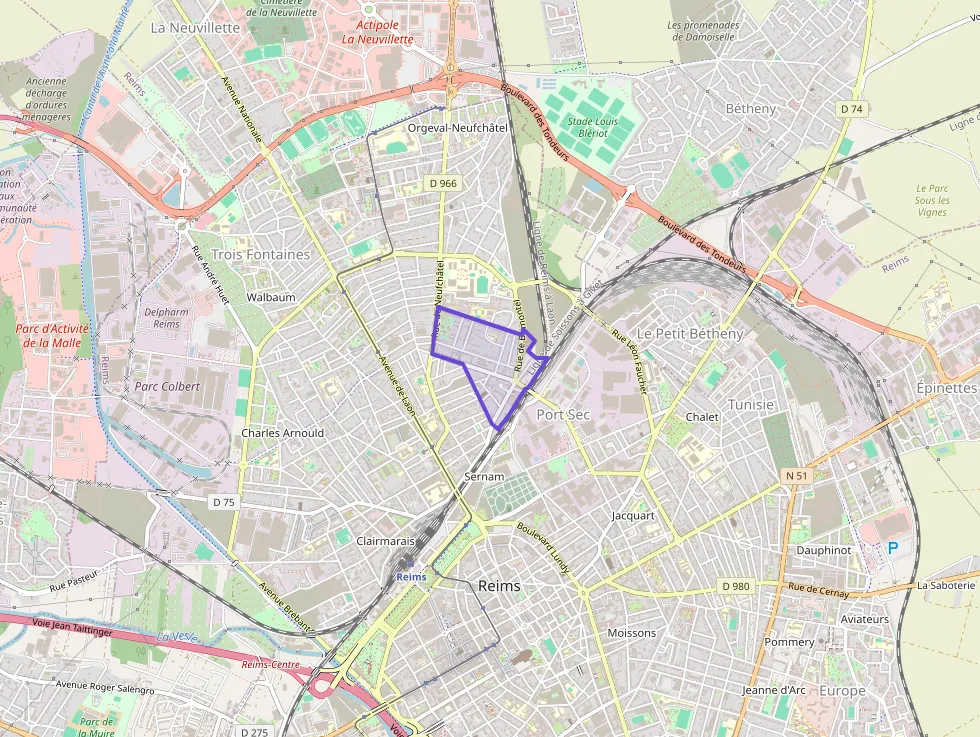 Appartement 34 m² une piece à vendre à Reims