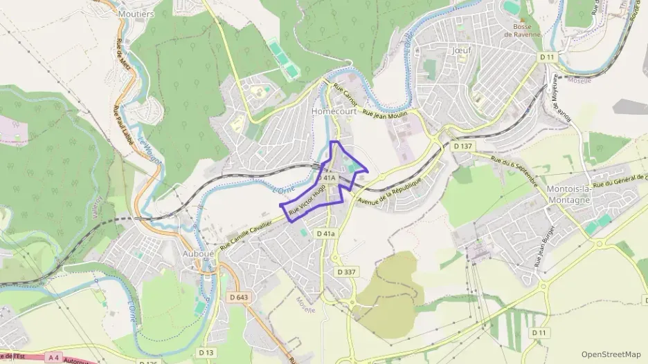 Appartement 65 m² quatre pièces à vendre à Homécourt