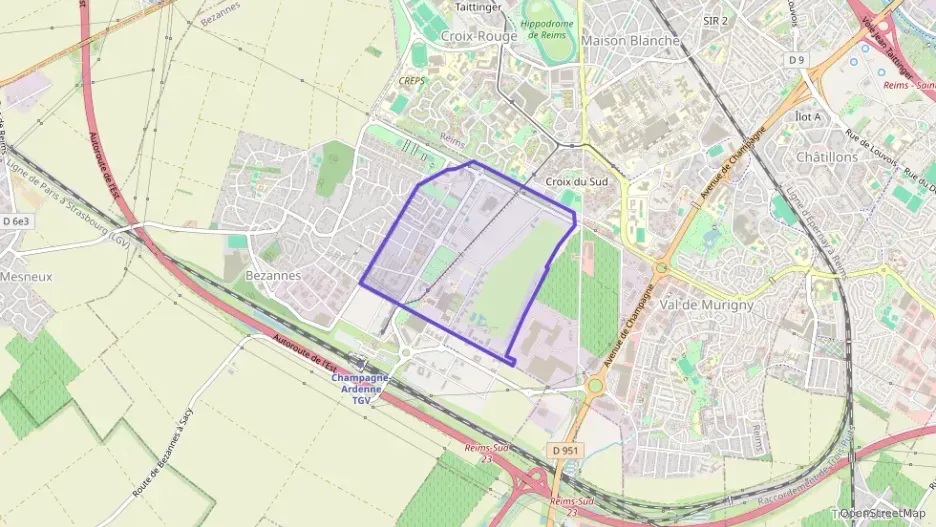 Appartement 49 m² deux pieces à vendre à Bezannes Appartement 49 m² deux pieces à vendre à Bezannes