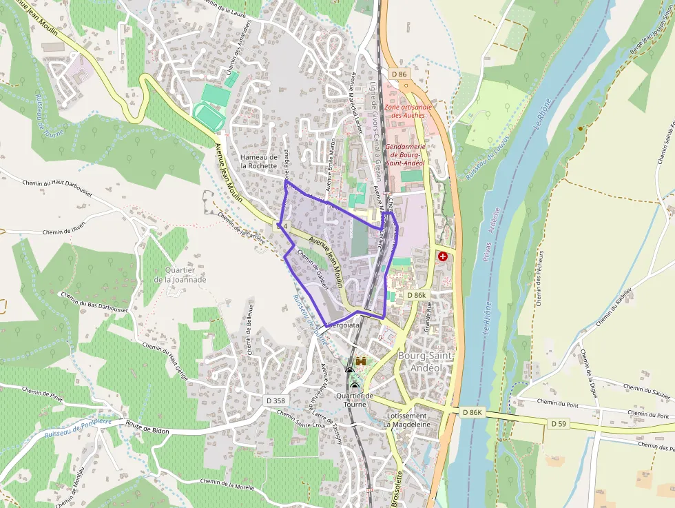 Appartement 68 m² quatre pièces à vendre à Bourg-Saint-Andéol