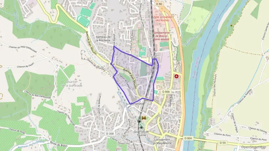 Appartement 68 m² quatre pièces à vendre à Bourg-Saint-Andéol