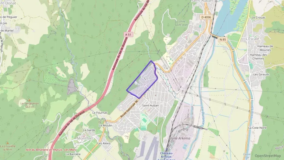 Appartement 80 m² trois pièces à vendre à Château-Arnoux-Saint-Auban