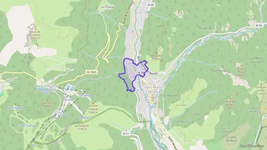 Appartement 58 m² deux pieces à vendre à Saint-Martin-Vésubie