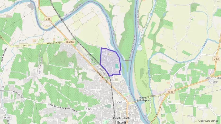 Appartement 77 m² trois pièces à vendre à Pont-Saint-Esprit