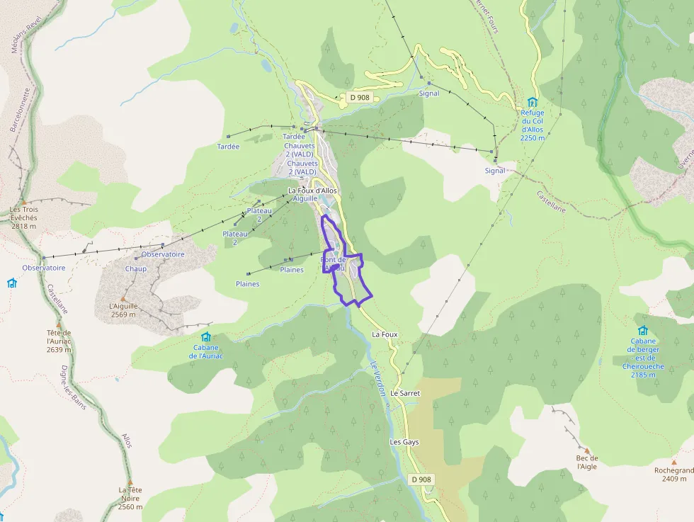 Appartement 21 m² une piece à vendre à Allos