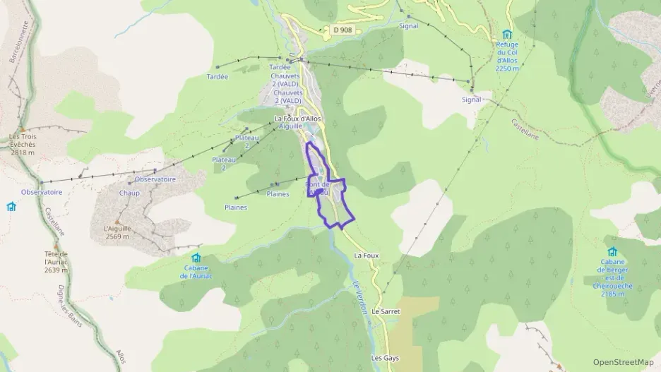 Appartement 21 m² une piece à vendre à Allos