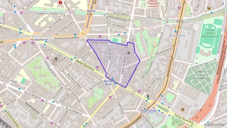 Appartement 55 m² trois pièces à vendre à Paris 12e Arrondissement