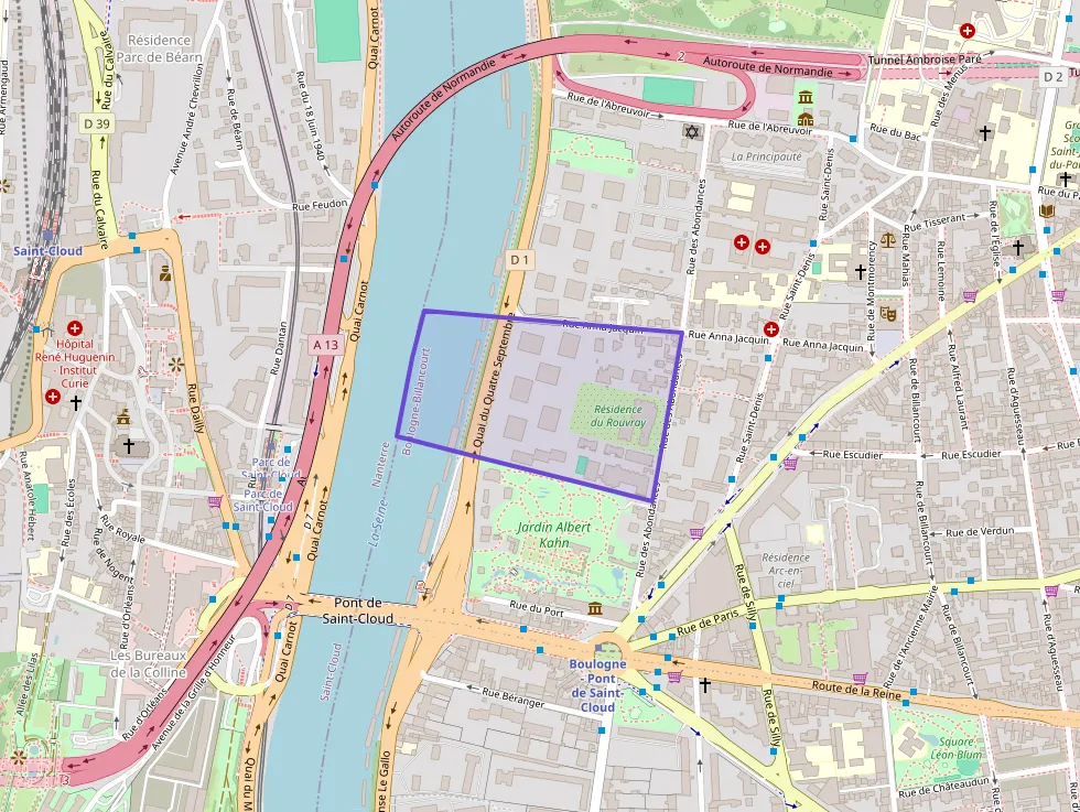Appartement 89 m² trois pièces à vendre à Boulogne-Billancourt