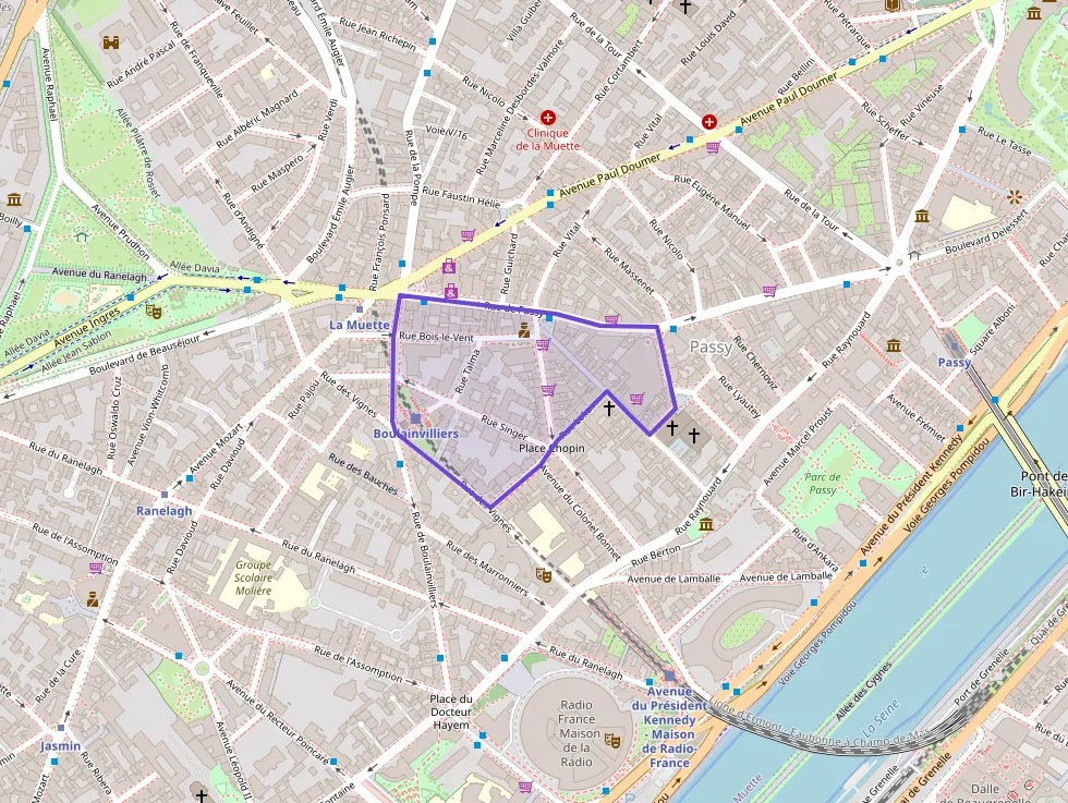 Appartement 135 m² deux pieces à vendre à Paris 16e Arrondissement