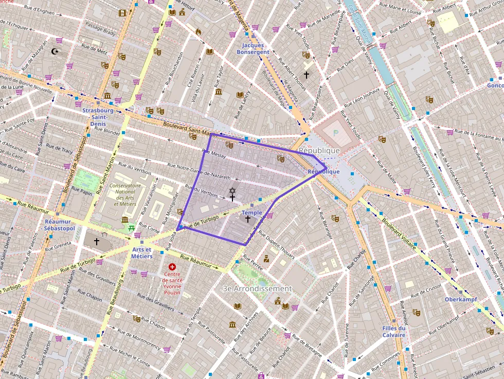 Appartement 85 m² trois pièces à vendre à Paris 3e Arrondissement