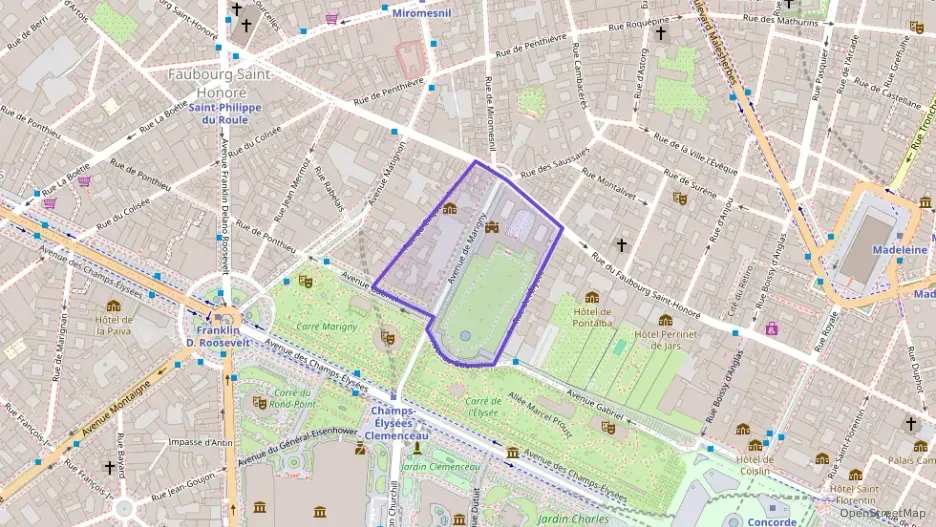 Appartement 140 m² cinq pièces à vendre à Paris 8e Arrondissement