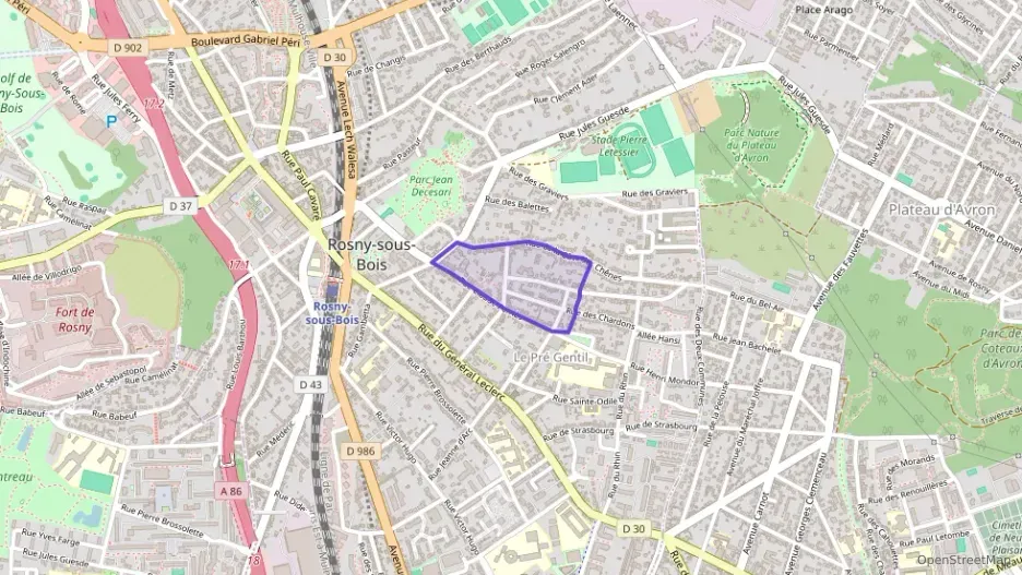 Appartement 69 m² trois pièces à vendre à Rosny-sous-Bois