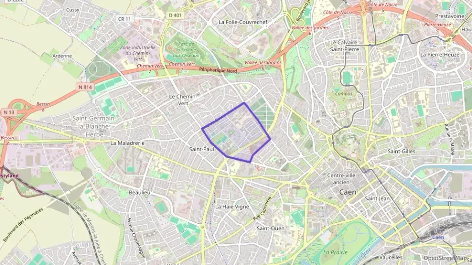 Appartement 71 m² quatre pièces à vendre à Caen
