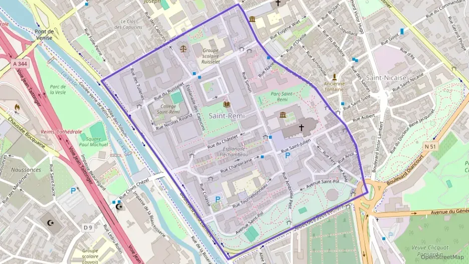 Appartement 70 m² trois pièces à vendre à Reims