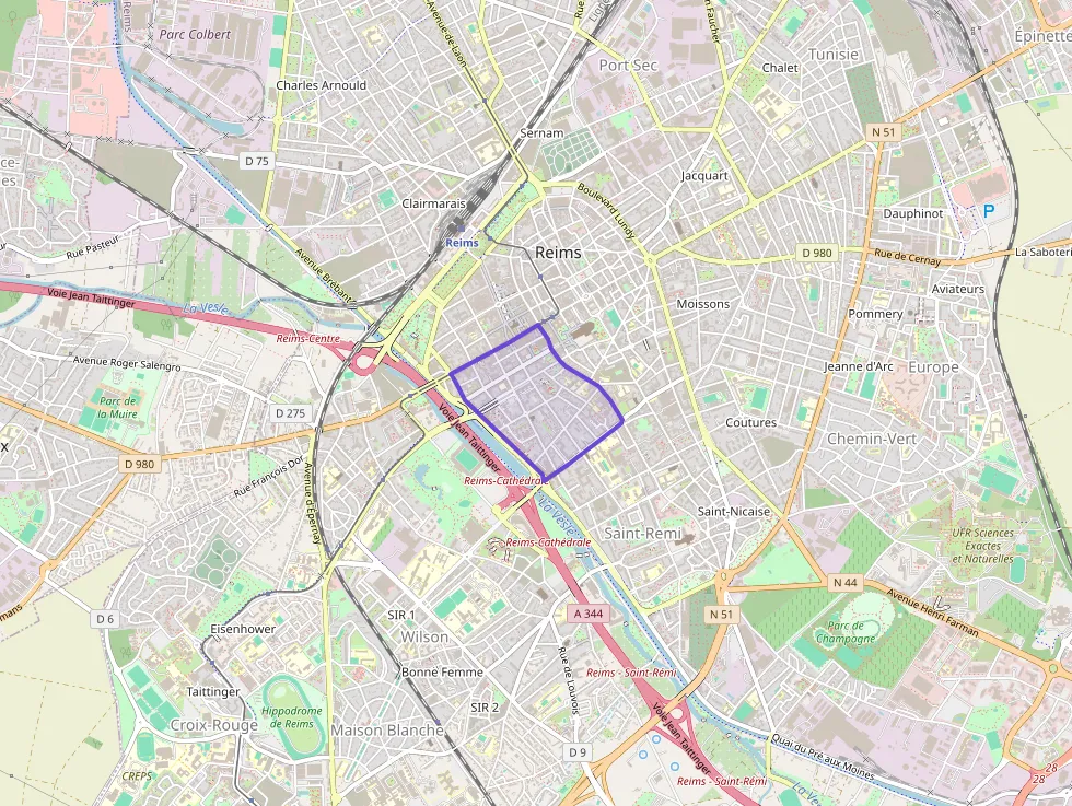 Appartement 54 m² trois pièces à vendre à Reims