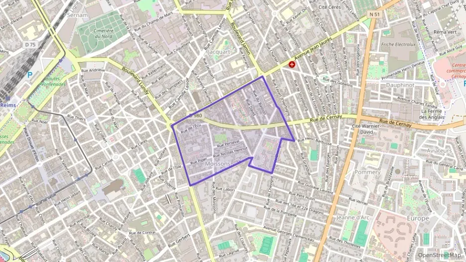 Appartement 100 m² quatre pièces à vendre à Reims