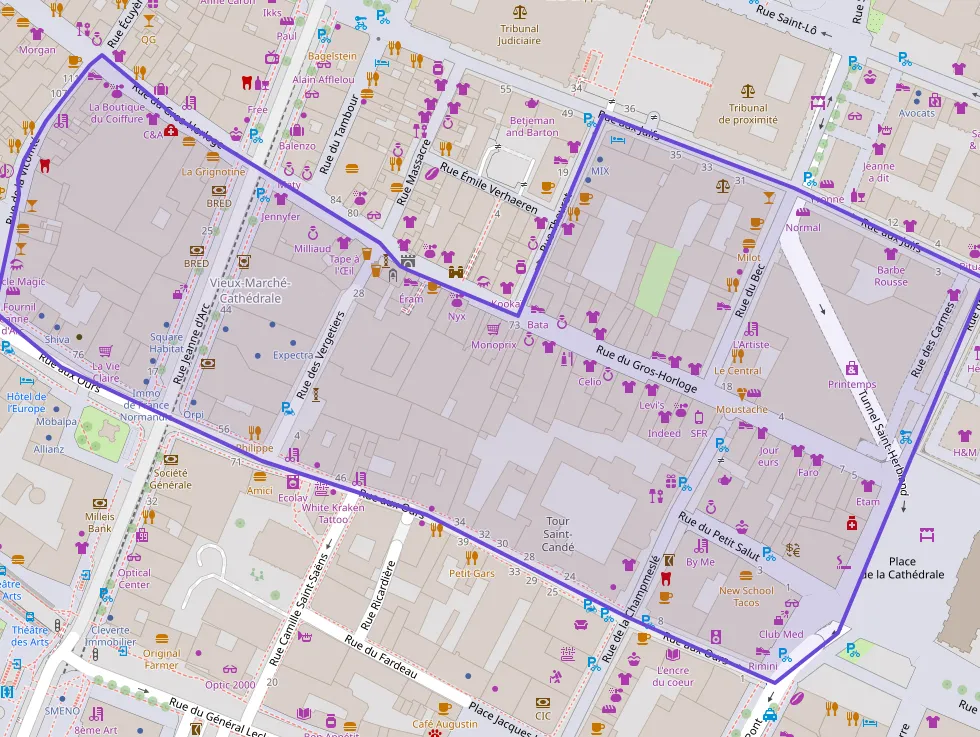 Appartement 67 m² trois pièces à vendre à Rouen