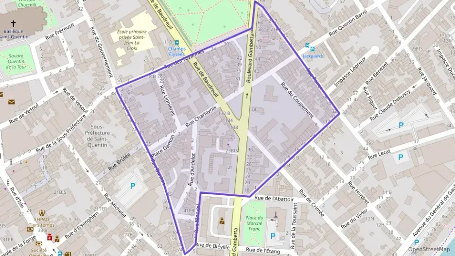 Appartement 92 m² cinq pièces à vendre à Saint-Quentin Appartement 92 m² cinq pièces à vendre à Saint-Quentin