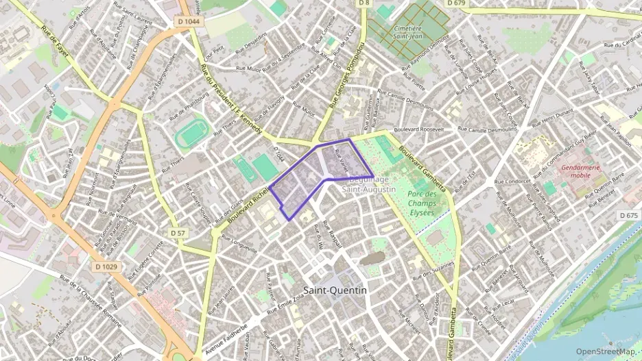 Appartement 58 m² deux pieces à vendre à Saint-Quentin