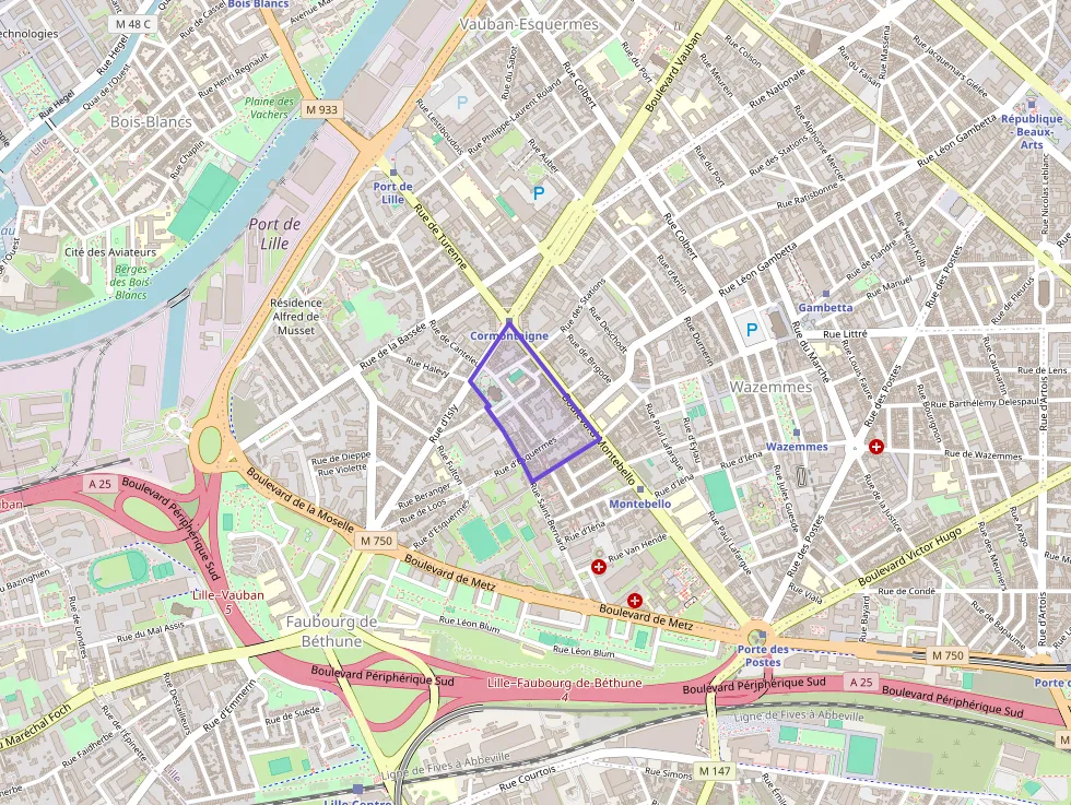 Appartement 45 m² une piece à vendre à Lille