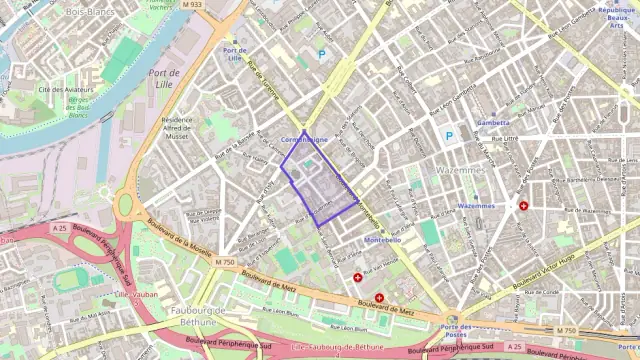 Appartement 45 m² une piece à vendre à Lille