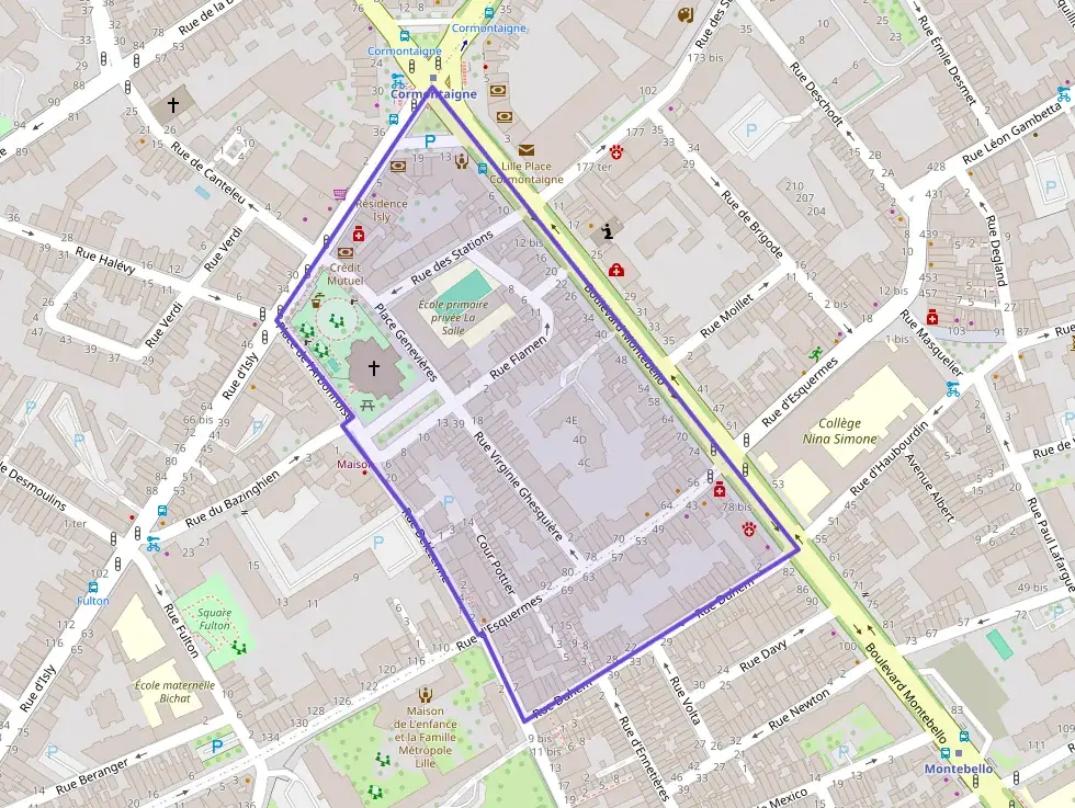 Appartement 60 m² une piece à vendre à Lille