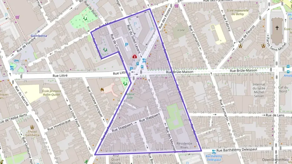 Appartement 31 m² une piece à vendre à Lille Appartement 31 m² une piece à vendre à Lille