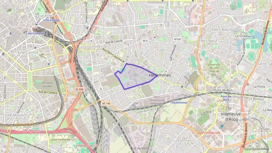 Appartement 40 m² deux pieces à vendre à Lille