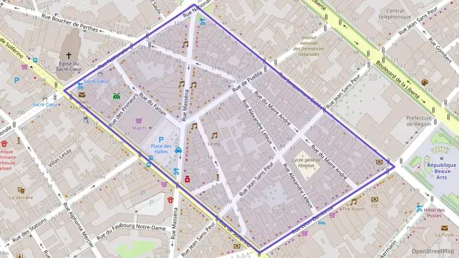 Appartement 21 m² une piece à vendre à Lille