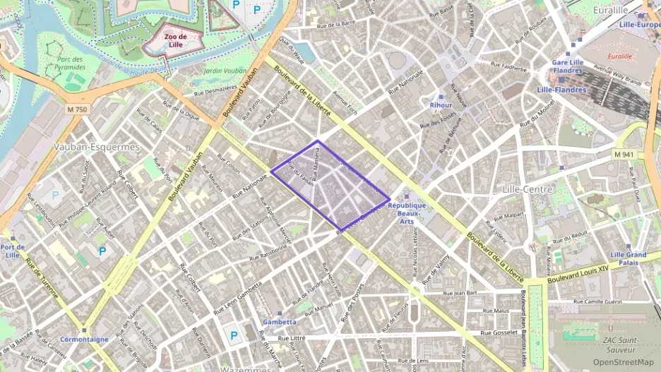 Appartement 21 m² une piece à vendre à Lille