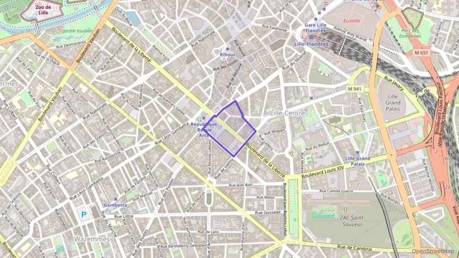 Appartement 120 m² quatre pièces à vendre à Lille
