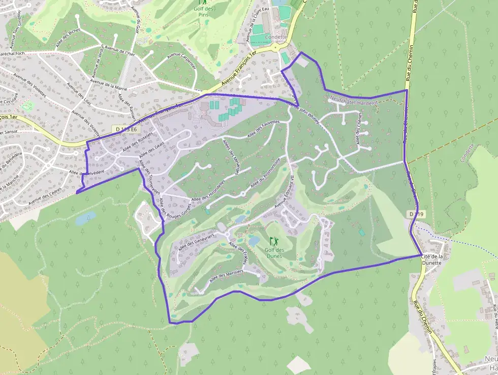 Appartement 50 m² trois pièces à vendre à Neufchâtel-Hardelot