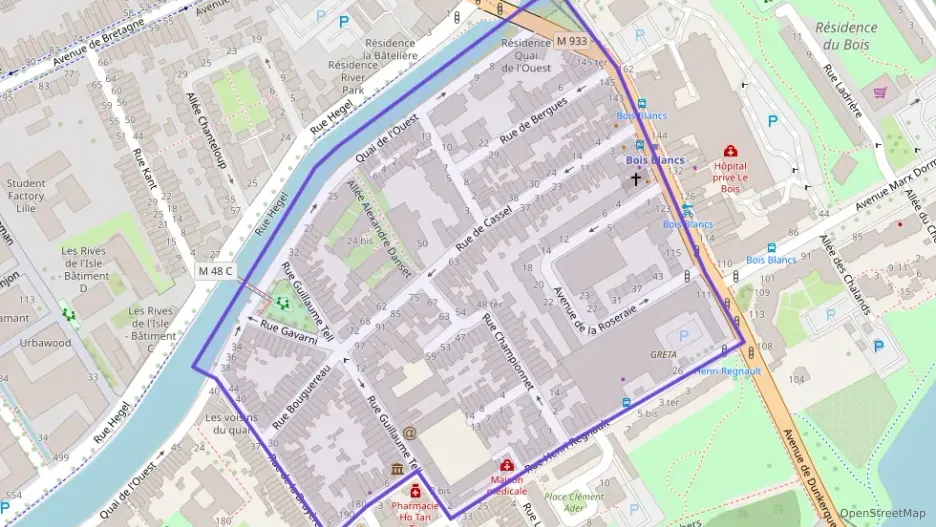 Appartement 51 m² trois pièces à vendre à Lille