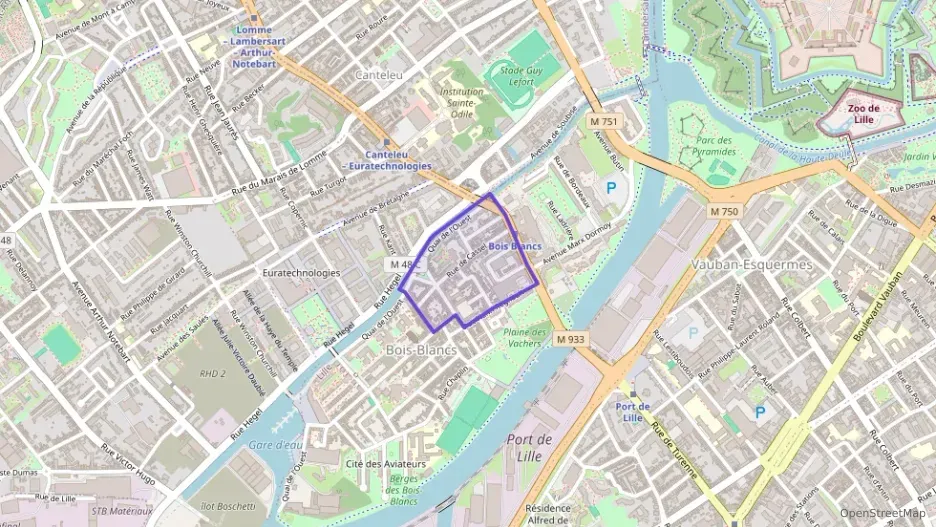 Appartement 51 m² trois pièces à vendre à Lille