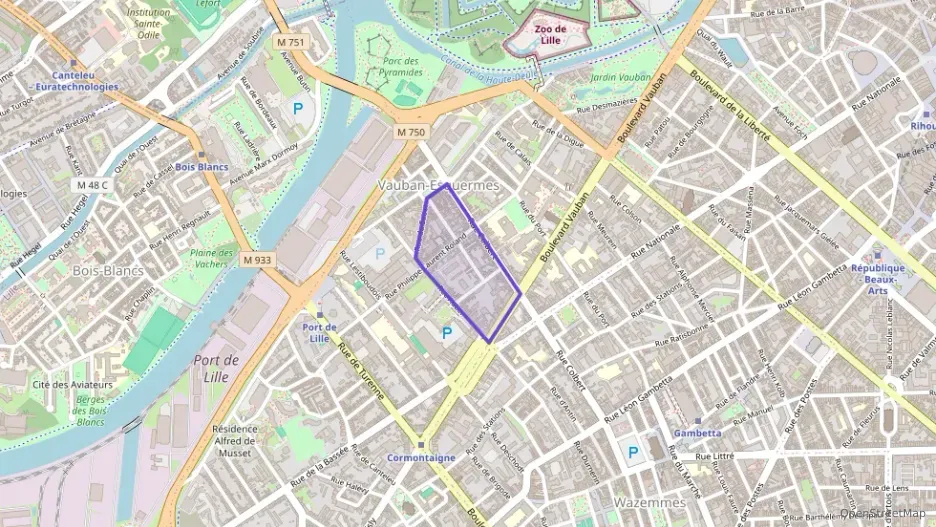 Appartement 82 m² quatre pièces à vendre à Lille