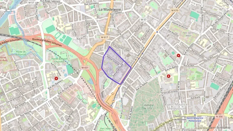 Appartement 80 m² trois pièces à vendre à La Madeleine