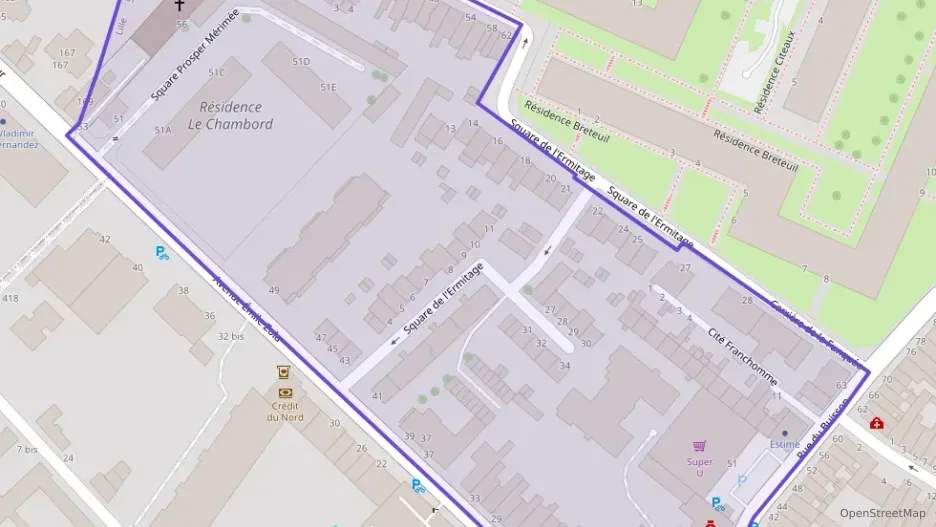 Appartement 52 m² trois pièces à vendre à Lille