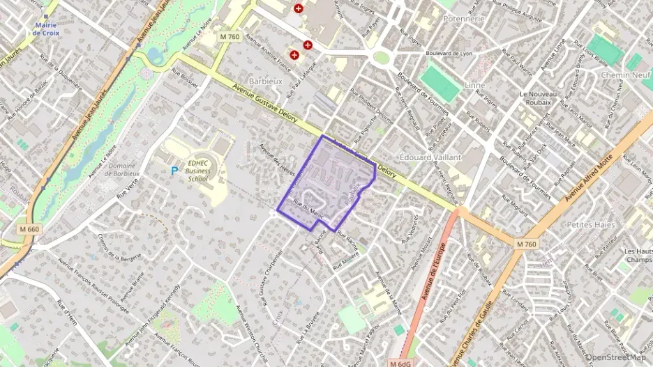 Appartement 76 m² trois pièces à vendre à Roubaix