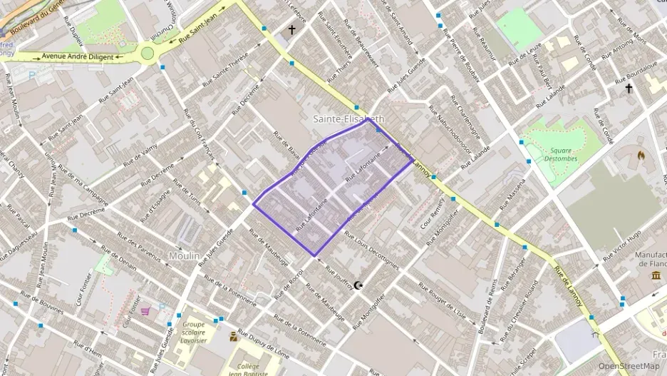 Appartement 61 m² quatre pièces à vendre à Roubaix