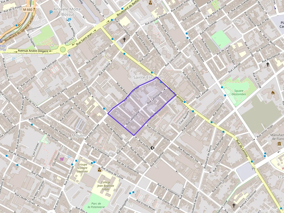 Appartement 80 m² quatre pièces à vendre à Roubaix