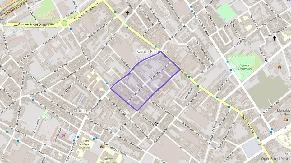 Appartement 80 m² quatre pièces à vendre à Roubaix