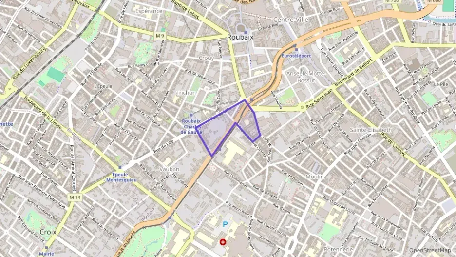 Appartement 47 m² deux pieces à vendre à Roubaix