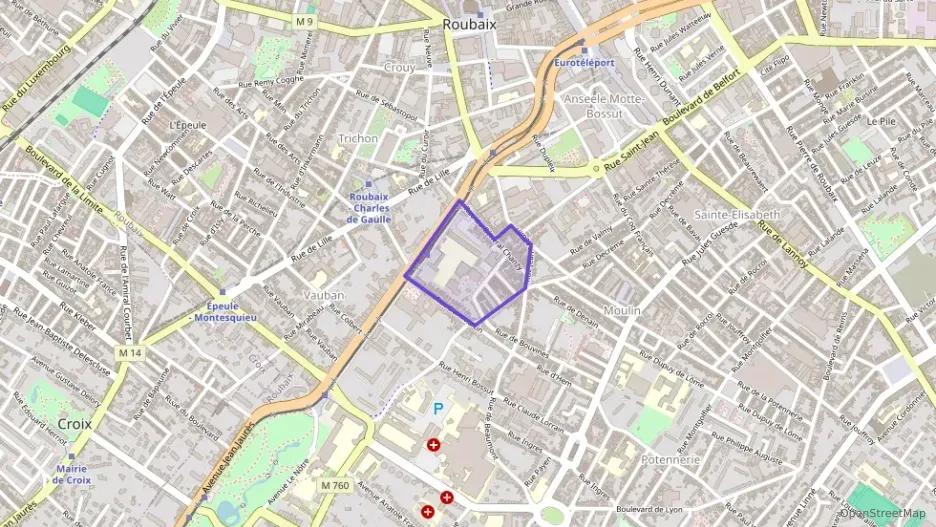 Appartement 45 m² deux pieces à vendre à Roubaix