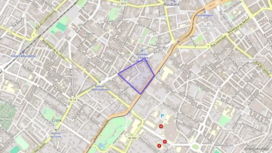 Appartement 90 m² trois pièces à vendre à Roubaix