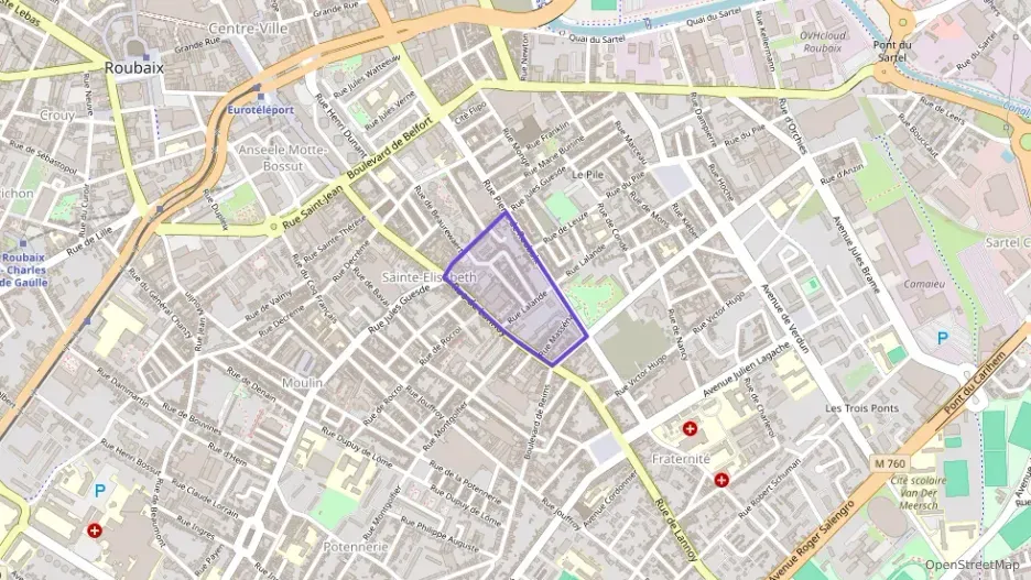 Appartement 72 m² trois pièces à vendre à Roubaix