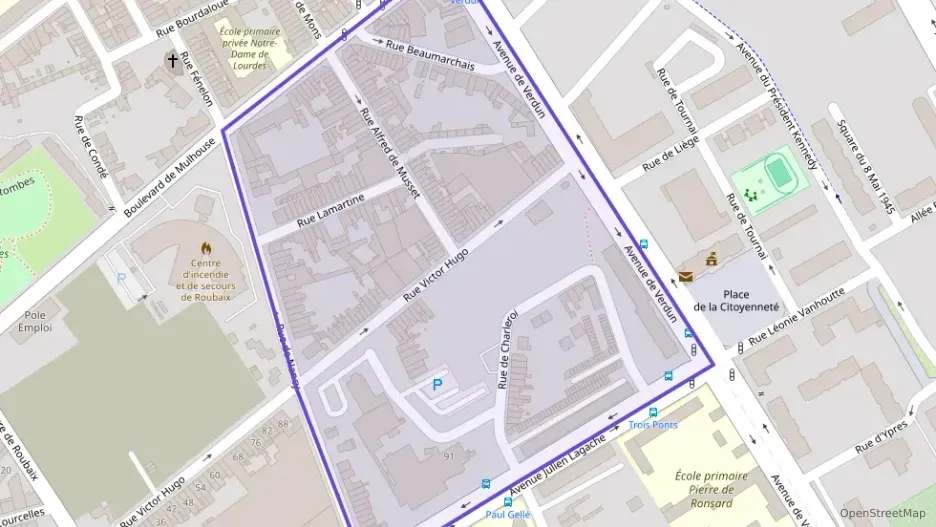Appartement 50 m² trois pièces à vendre à Roubaix