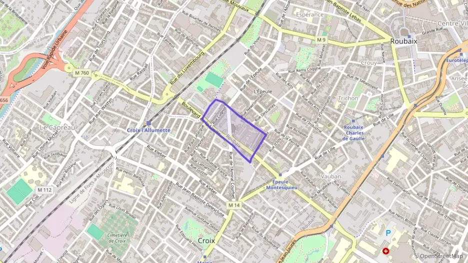 Appartement 77 m² quatre pièces à vendre à Roubaix