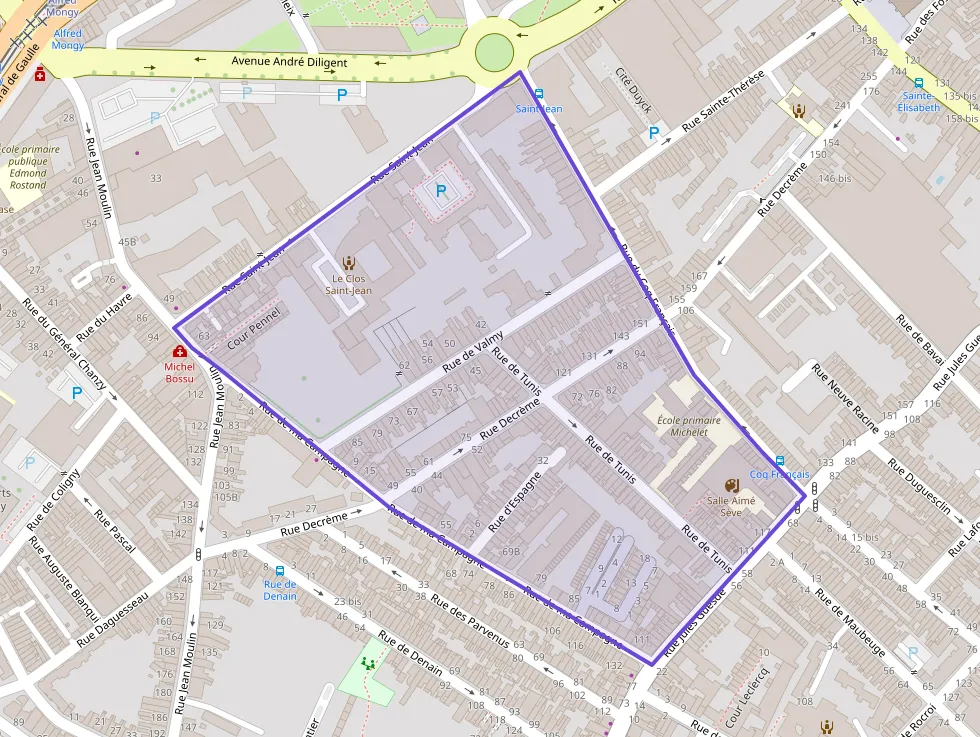 Appartement 68 m² trois pièces à vendre à Roubaix