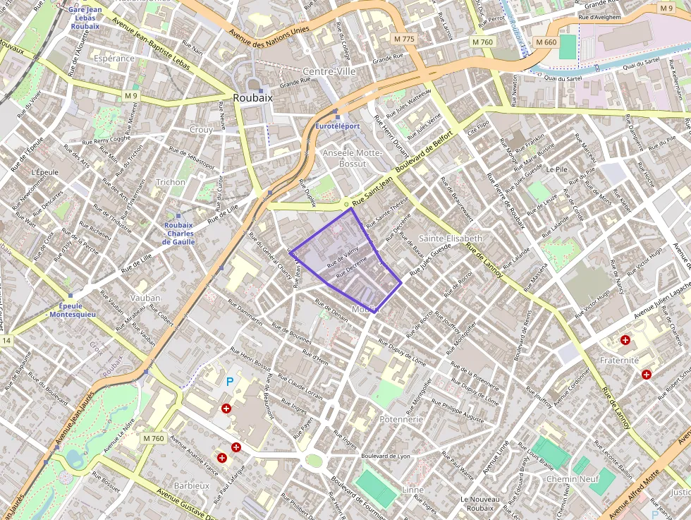 Appartement 68 m² trois pièces à vendre à Roubaix