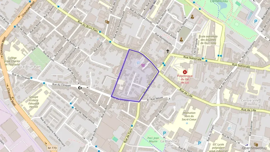 Appartement 93 m² quatre pièces à vendre à Tourcoing